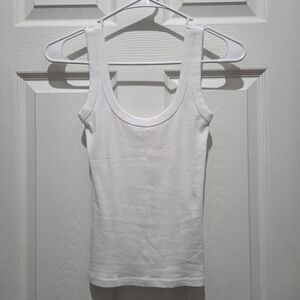 Women's Vintage Rib Tuckable Scoopneck Tank NWT XXS